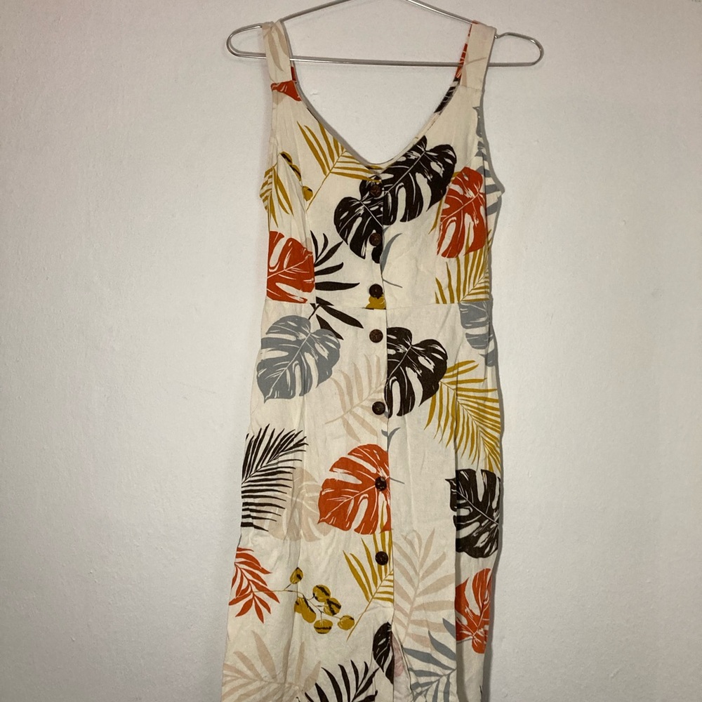 Monteau Floral Button Down Dress